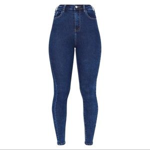 PRETTY LITTLE THINGS Washed Indigo 5 Pocket Skinny Jeans!!